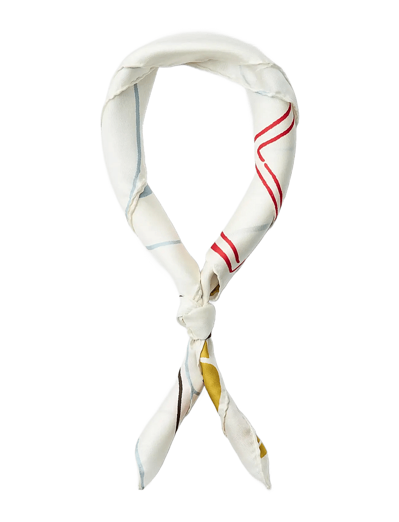 Selected - SLHNICOLAJ AMOUR BANDANA - kollektionen - egret - 1