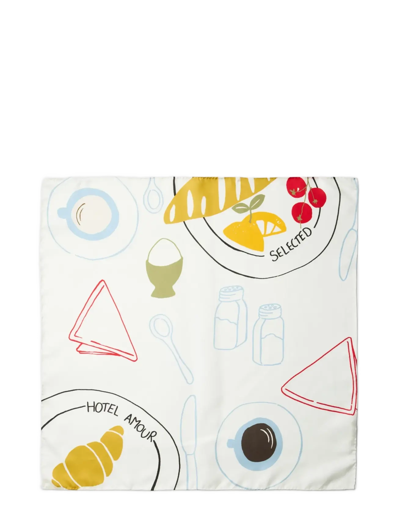 Selected - SLHNICOLAJ AMOUR BANDANA - nach anlass kaufen - egret - 2