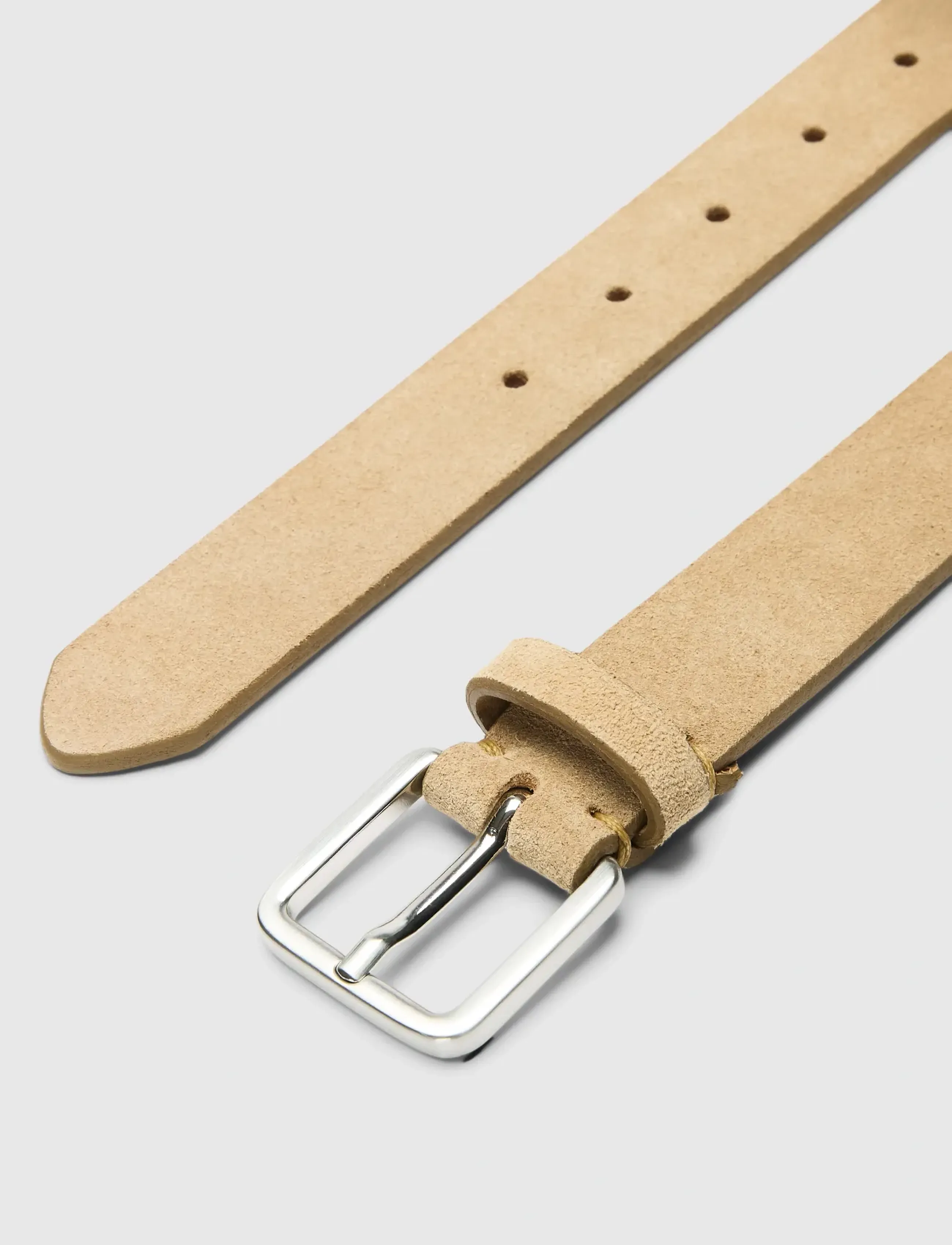 Selected - SLMSEBASTIAN SUEDE BELT - klassiske bælter - angora - 1