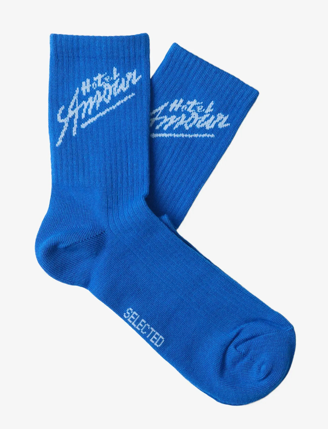 Selected - SLHMORTEN AMOUR SOCK - victoria blue - 0