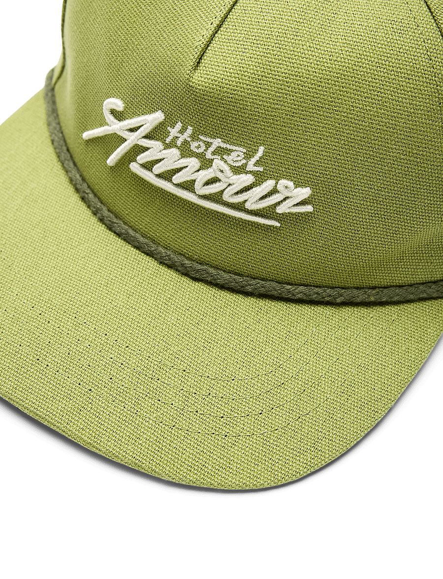 Selected - SLHLAURITS AMOUR CAP - kasketter - calla green - 5