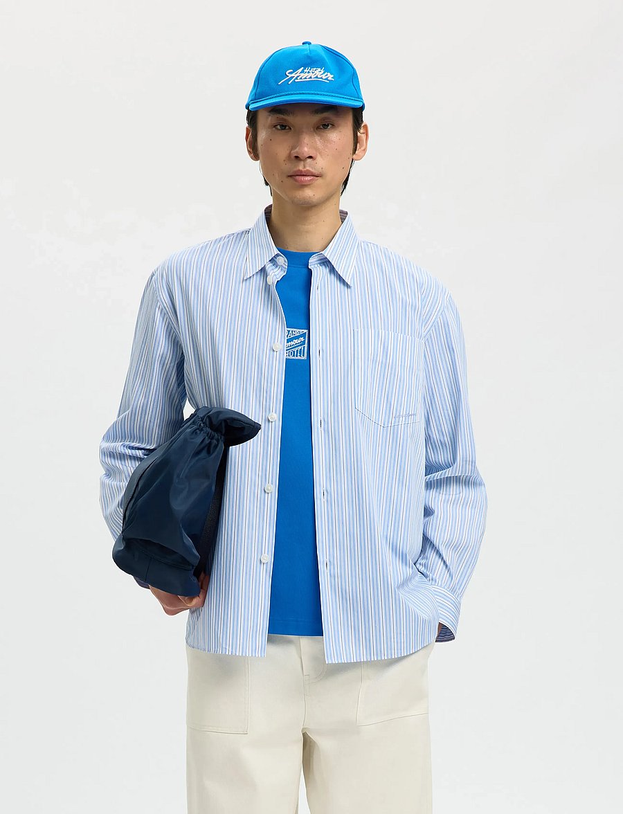 Selected - SLHLAURITS AMOUR CAP - kappen - victoria blue - 0