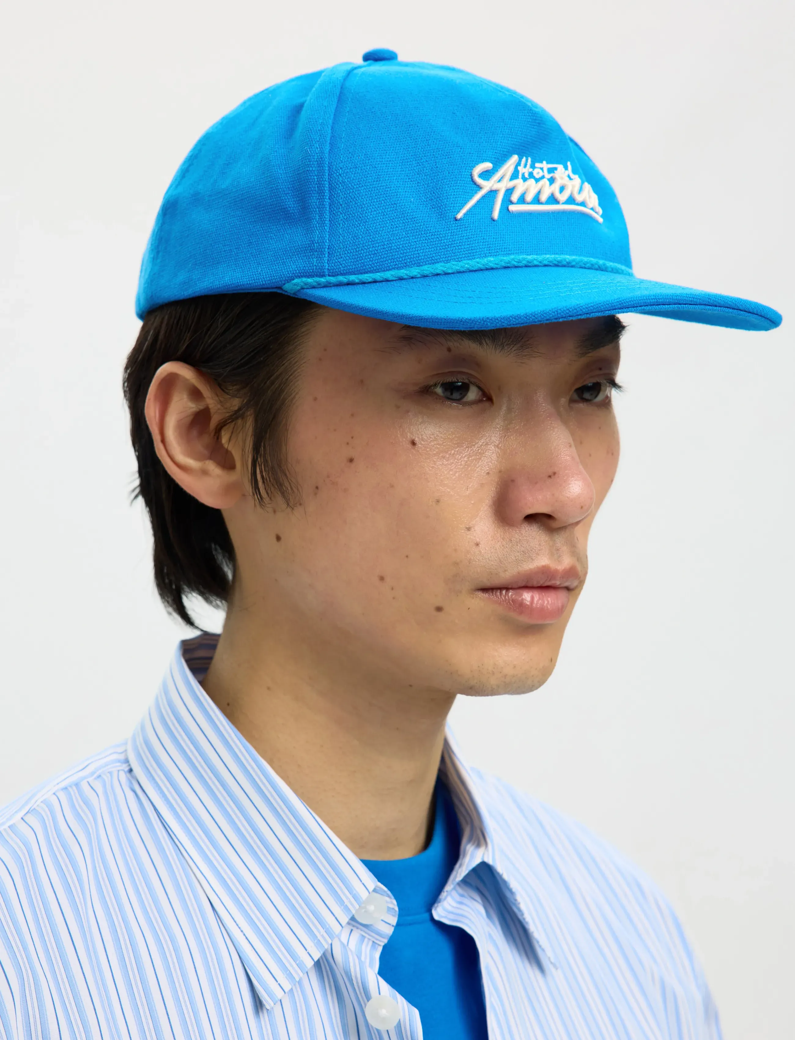 Selected - SLHLAURITS AMOUR CAP - kappen - victoria blue - 3