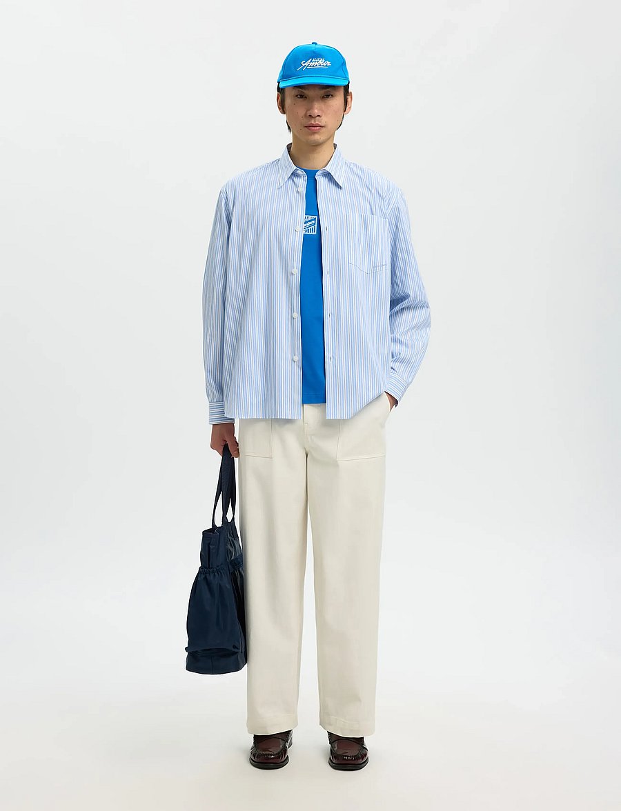 Selected - SLHLAURITS AMOUR CAP - kappen - victoria blue - 4