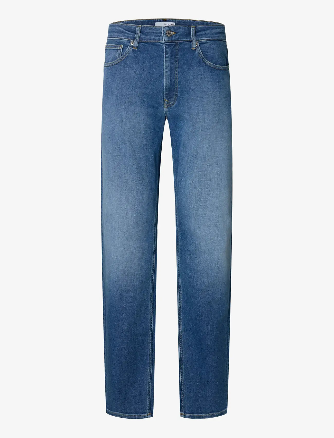 Selected - SLH196-STRAIGHT CLEO FLEX MB 616 JNS NOS - tavalised teksad - medium blue denim - 1