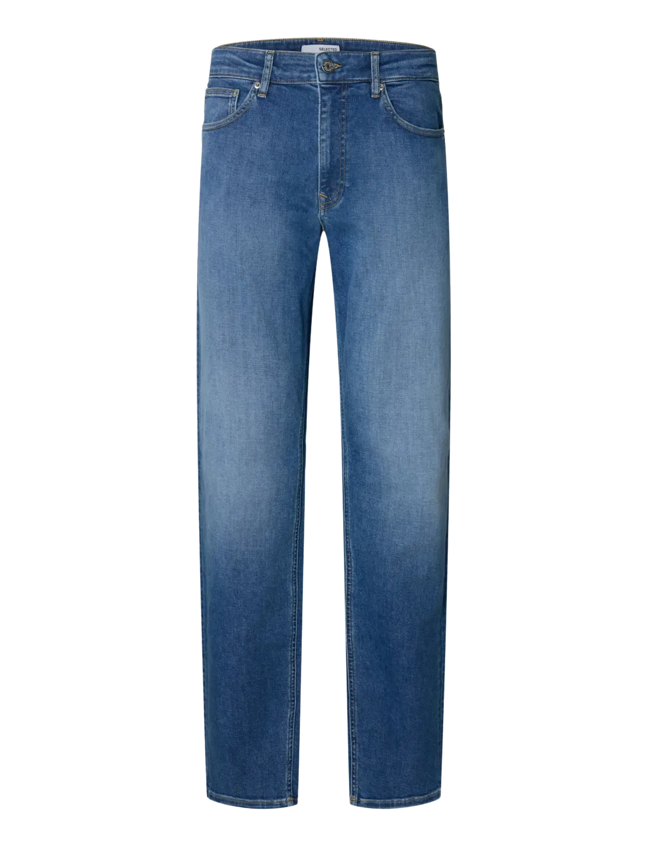 Selected SLM196-STRAIGHT CLEO FLEX MB 616 JNS NOS - Deals - MEDIUM BLUE DENIM / blue