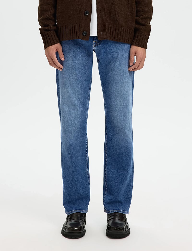 Selected - SLH196-STRAIGHT CLEO FLEX MB 616 JNS NOS - tavalised teksad - medium blue denim - 0