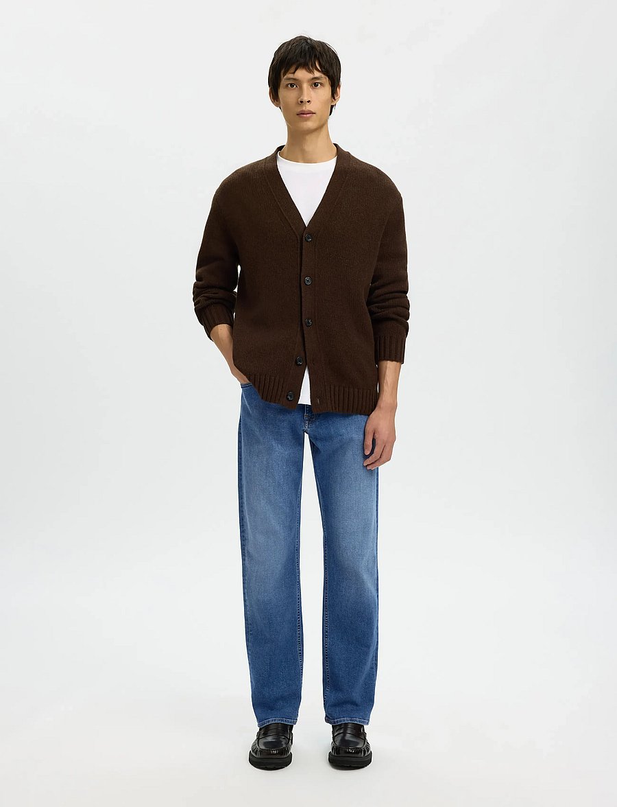 Selected - SLM196-STRAIGHT CLEO FLEX MB 616 JNS NOS - regular jeans - medium blue denim - 5