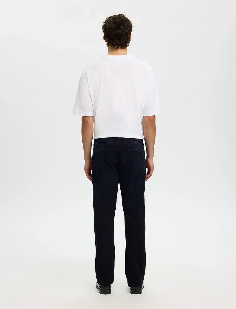 Selected - SLH196-STRAIGHT CLEO FLEX BB 614 JNS NOS - regular jeans - blue black denim - 3