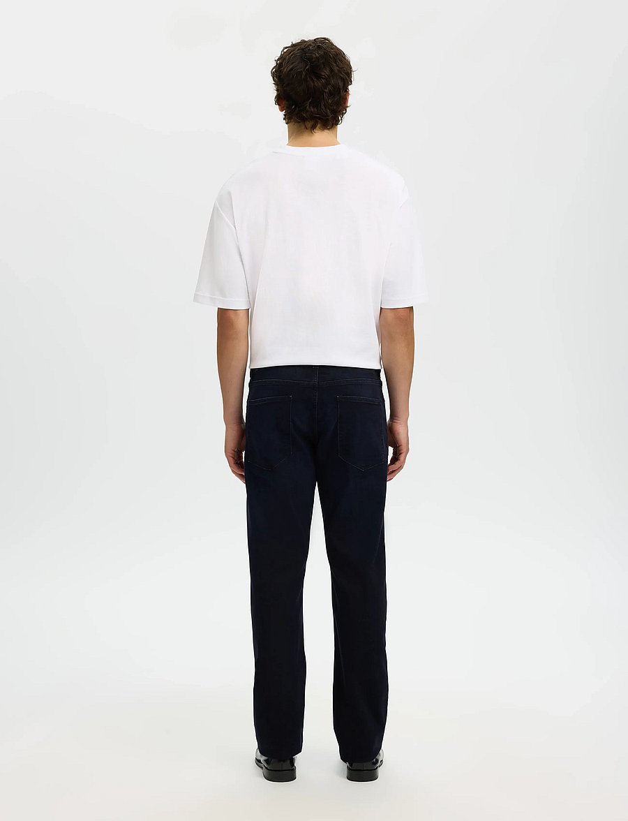 Selected - SLM196-STRAIGHT CLEO FLEX BB 614 JNS NOS - regular jeans - blue black denim - 3