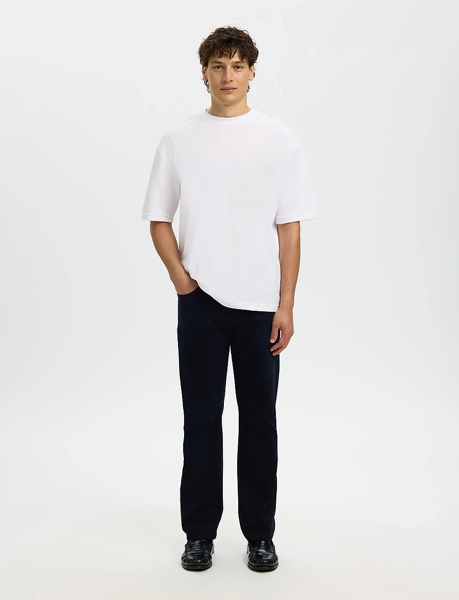 Selected - SLM196-STRAIGHT CLEO FLEX BB 614 JNS NOS - regular jeans - blue black denim - 5