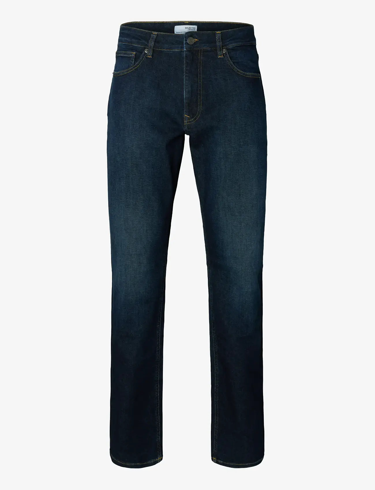 Selected - SLH196-STRAIGHT CLEO FLEX DB 615 JNS NOS - regular jeans - dark blue denim - 1