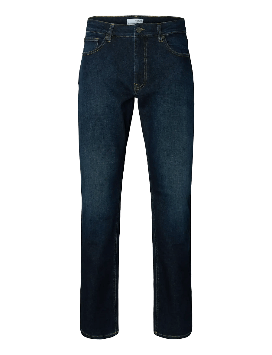 Selected - SLH196-STRAIGHT CLEO FLEX DB 615 JNS NOS - regular jeans - dark blue denim - 1