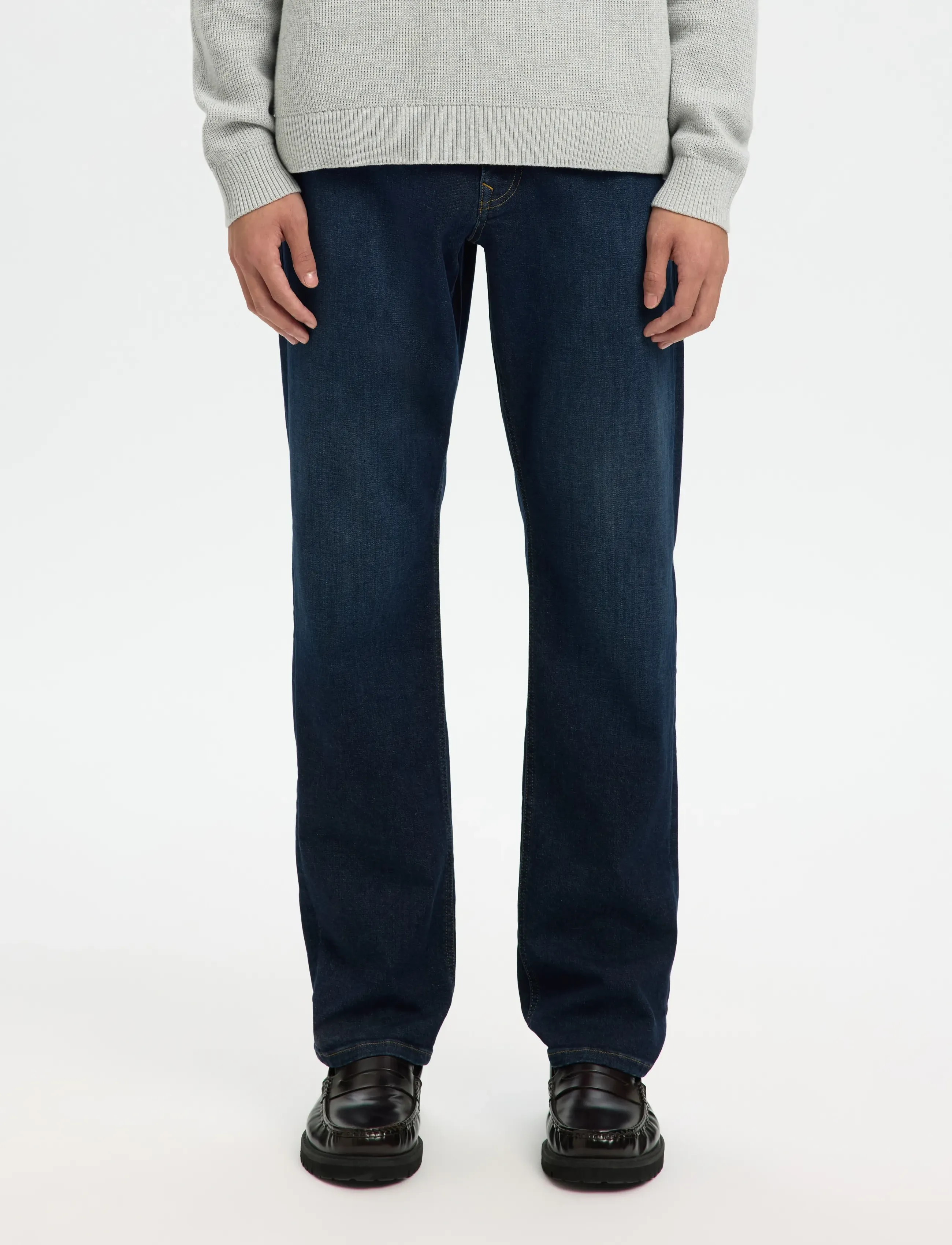 Selected SLH196-STRAIGHT CLEO FLEX DB 615 JNS NOS - Kollektionen - DARK BLUE DENIM / navy