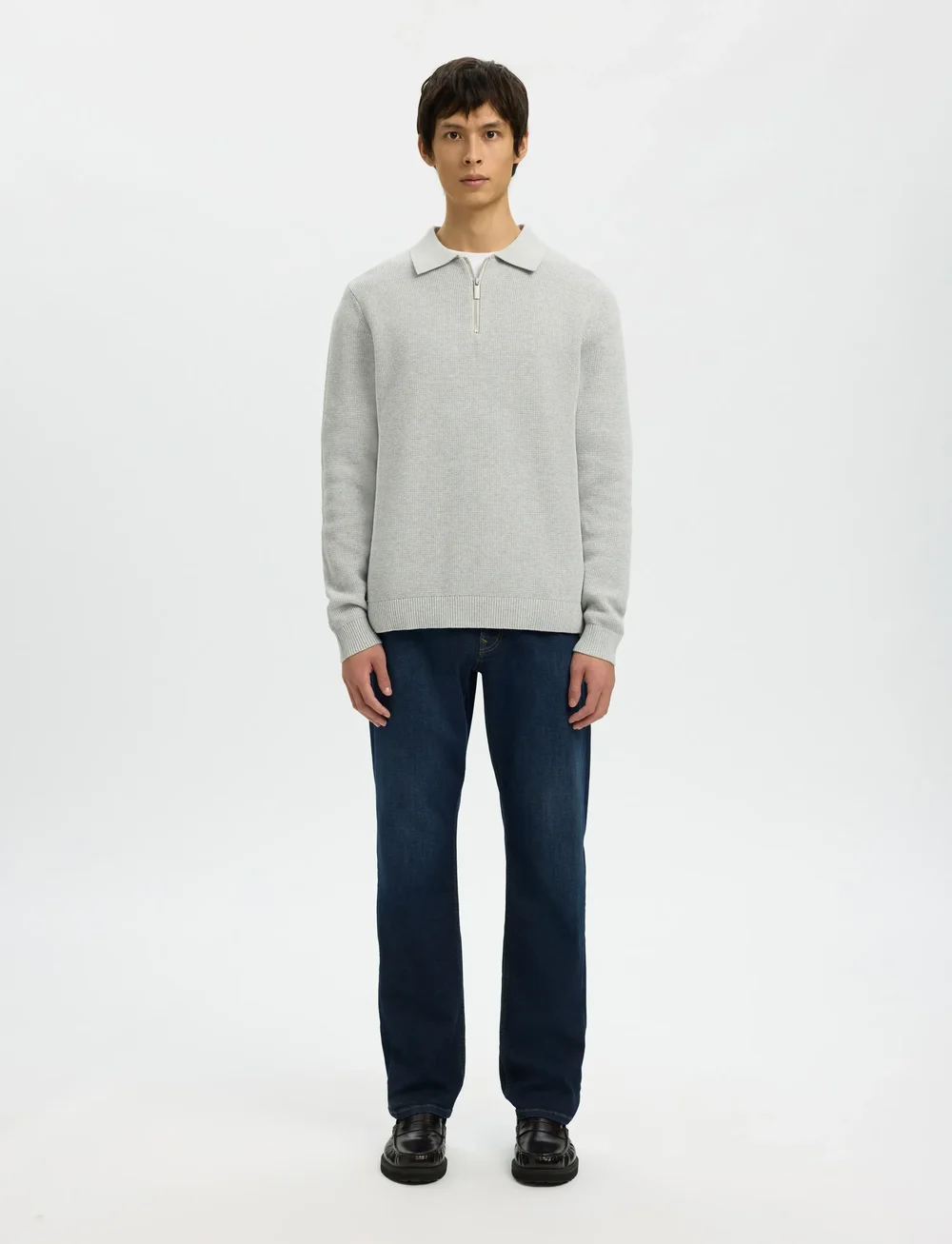 Selected - SLH196-STRAIGHT CLEO FLEX DB 615 JNS NOS - regular jeans - dark blue denim - 3