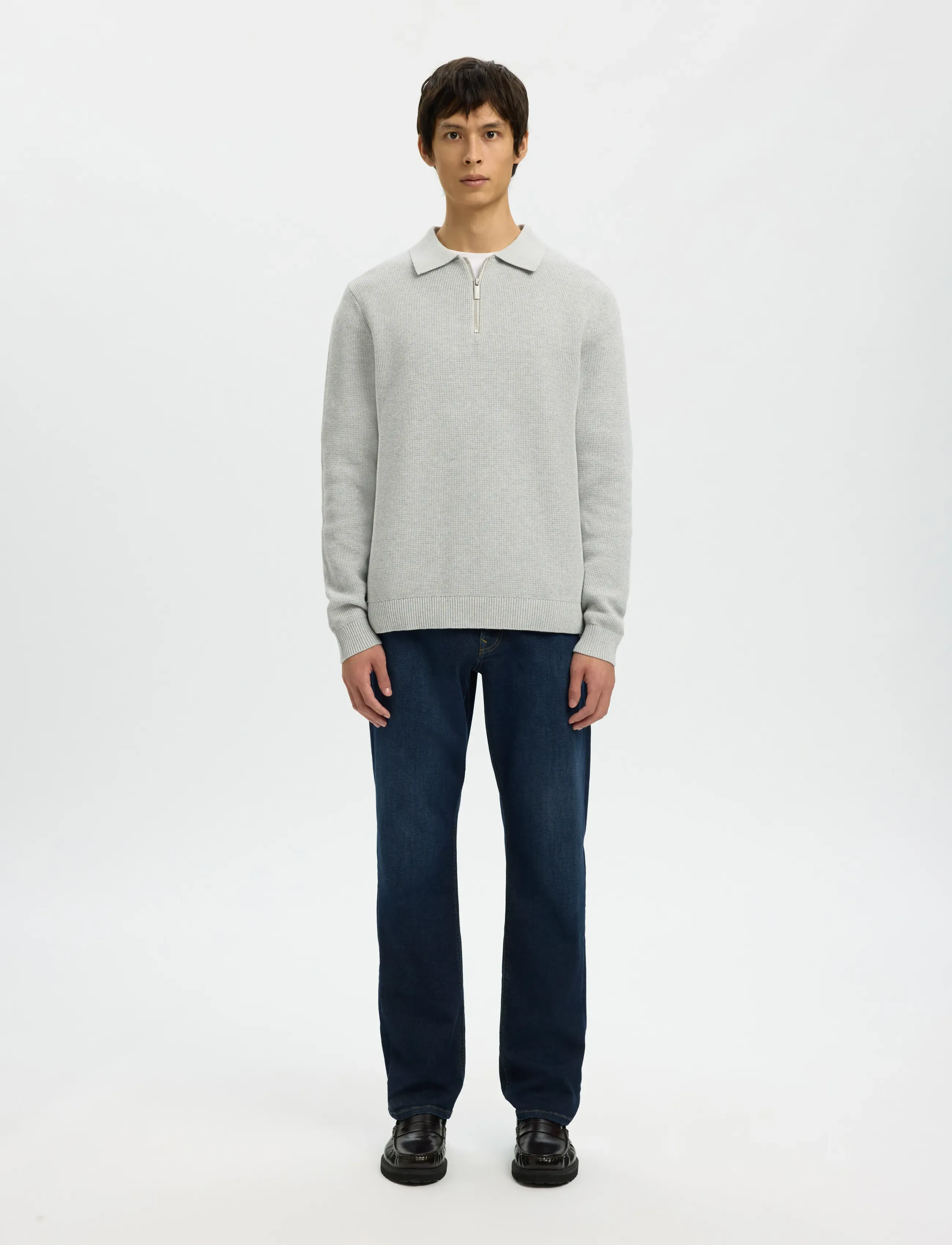 Selected - SLH196-STRAIGHT CLEO FLEX DB 615 JNS NOS - regular jeans - dark blue denim - 3