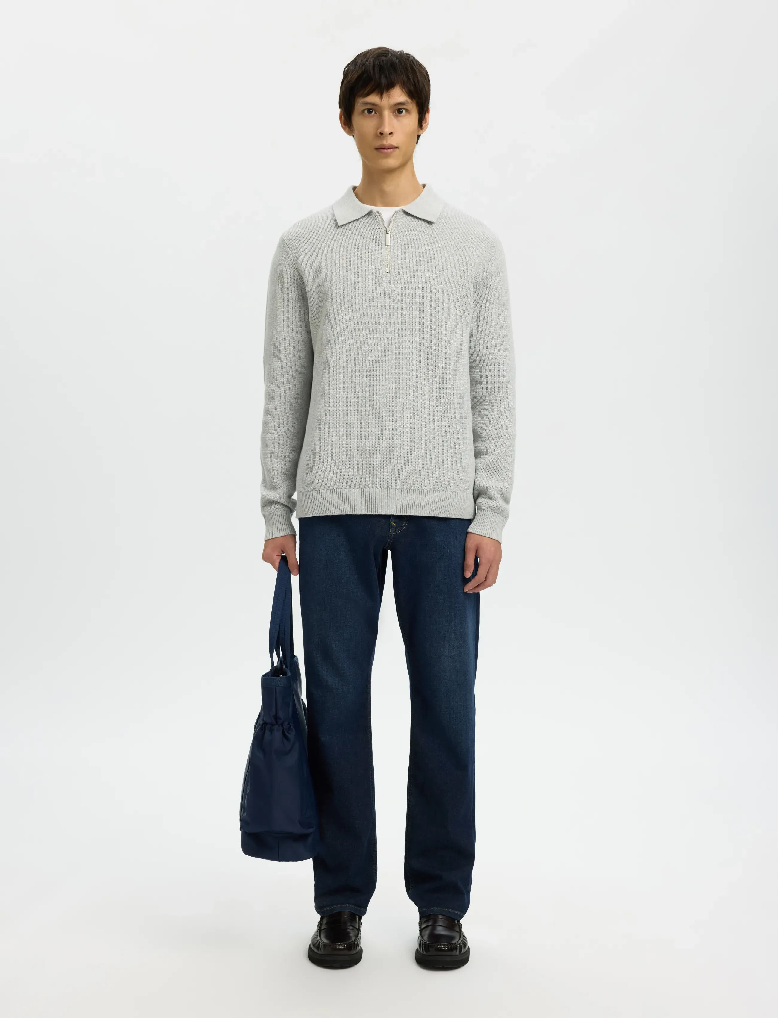 Selected - SLH196-STRAIGHT CLEO FLEX DB 615 JNS NOS - regular jeans - dark blue denim - 5