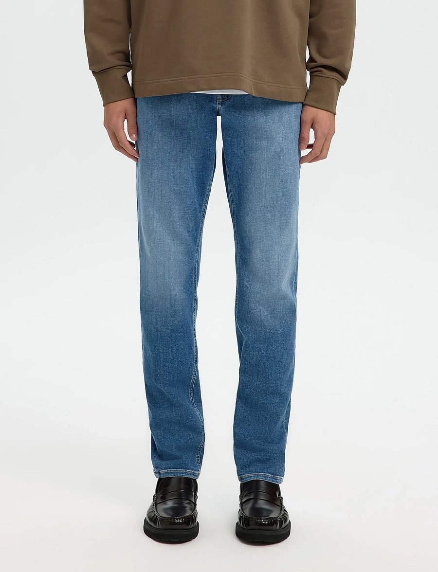Selected - SLM175-SLIM CLEO FLEX MB 616 JEANS NOOS - slim-fit jeans - medium blue denim - 0