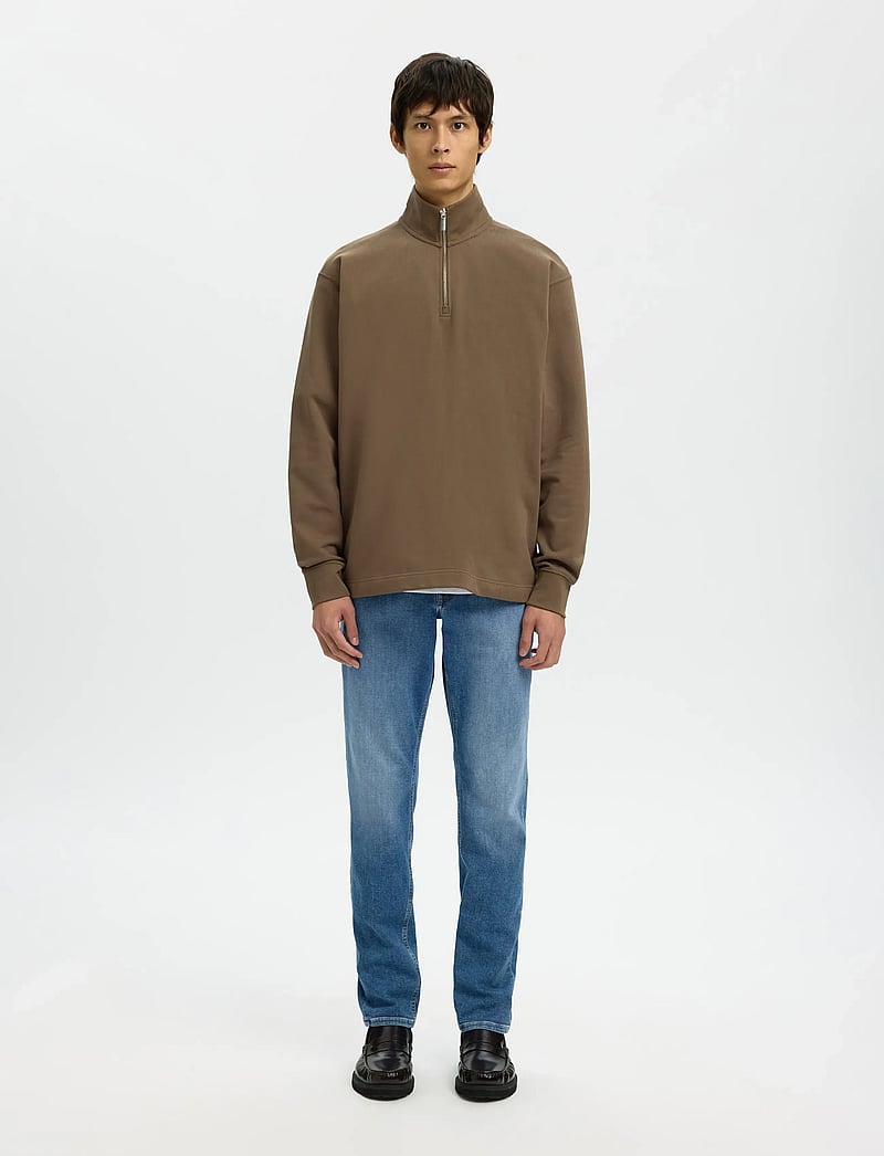 Selected - SLH75-SLIM CLEO FLEX MB 616 JEANS NOOS - slim fit jeans - medium blue denim - 5