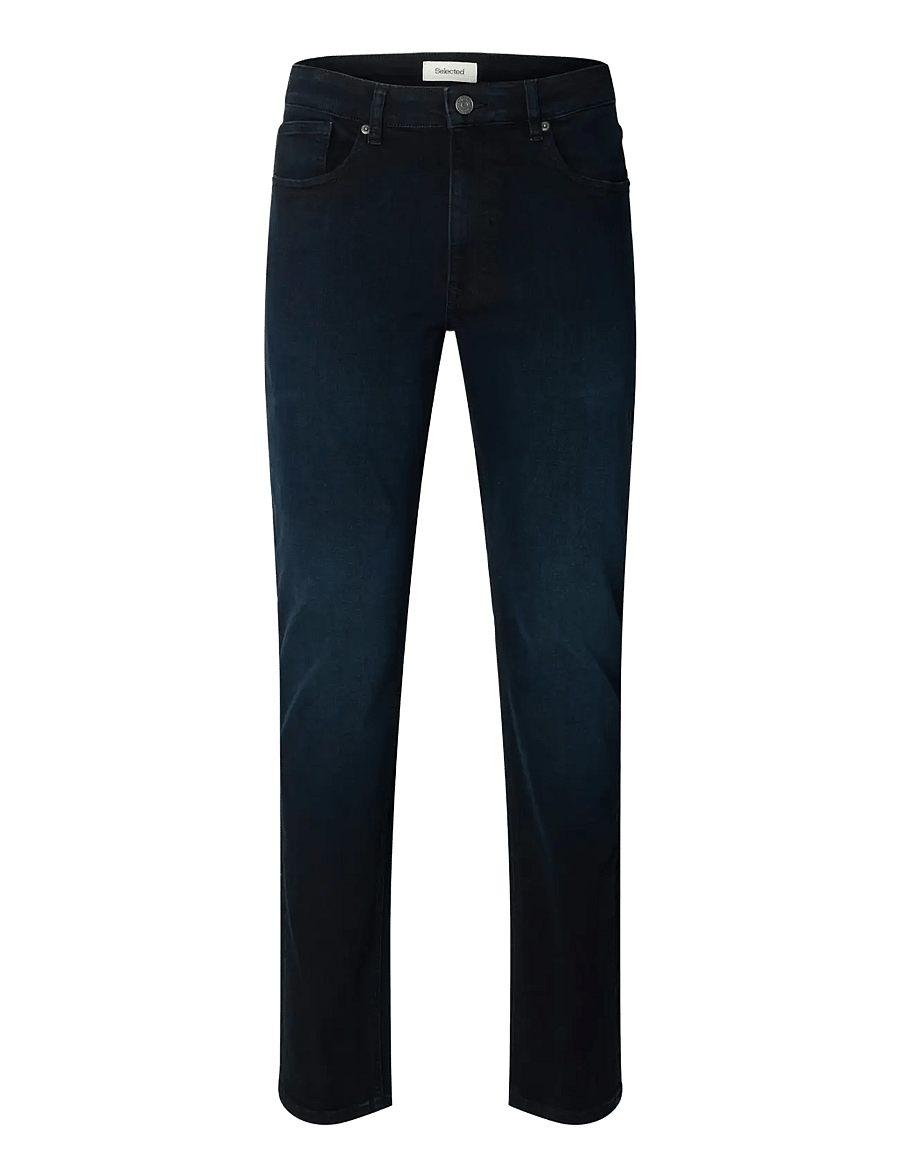 Selected - SLH75-SLIM CLEO FLEX BB 614 JEANS NOOS - slim jeans - blue black denim - 1