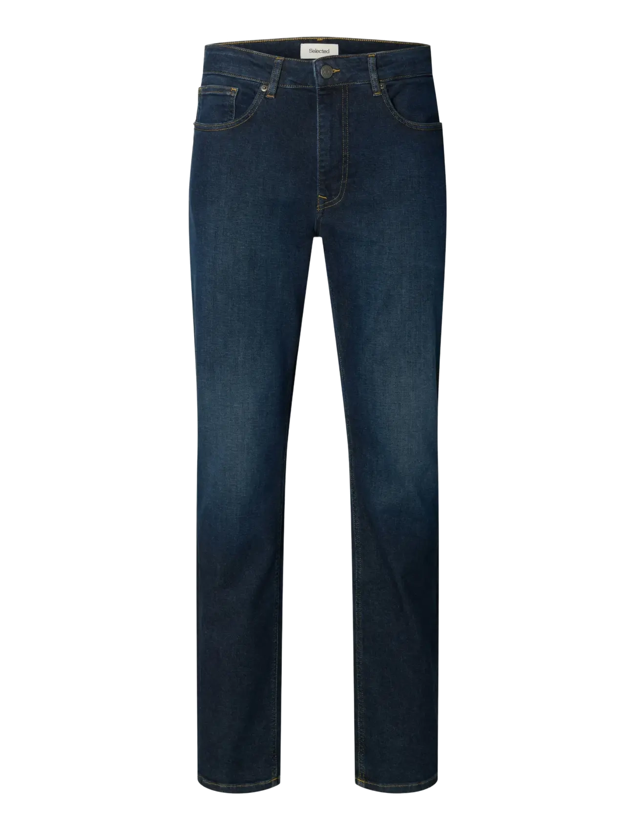 Selected SLM175-SLIM CLEO FLEX DB 615 JEANS NOOS - Slim fit jeans - DARK BLUE DENIM / blue