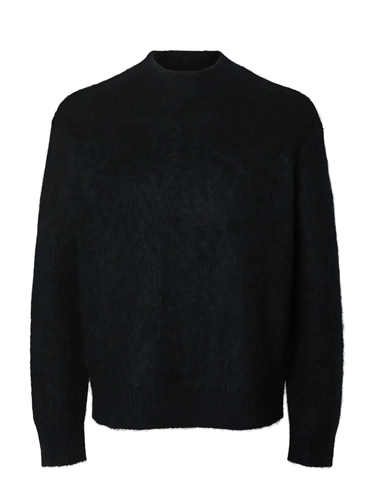 Selected SLMMEIS EDIT LS CREW NECK - Clothing - ANTHRACITE / grey