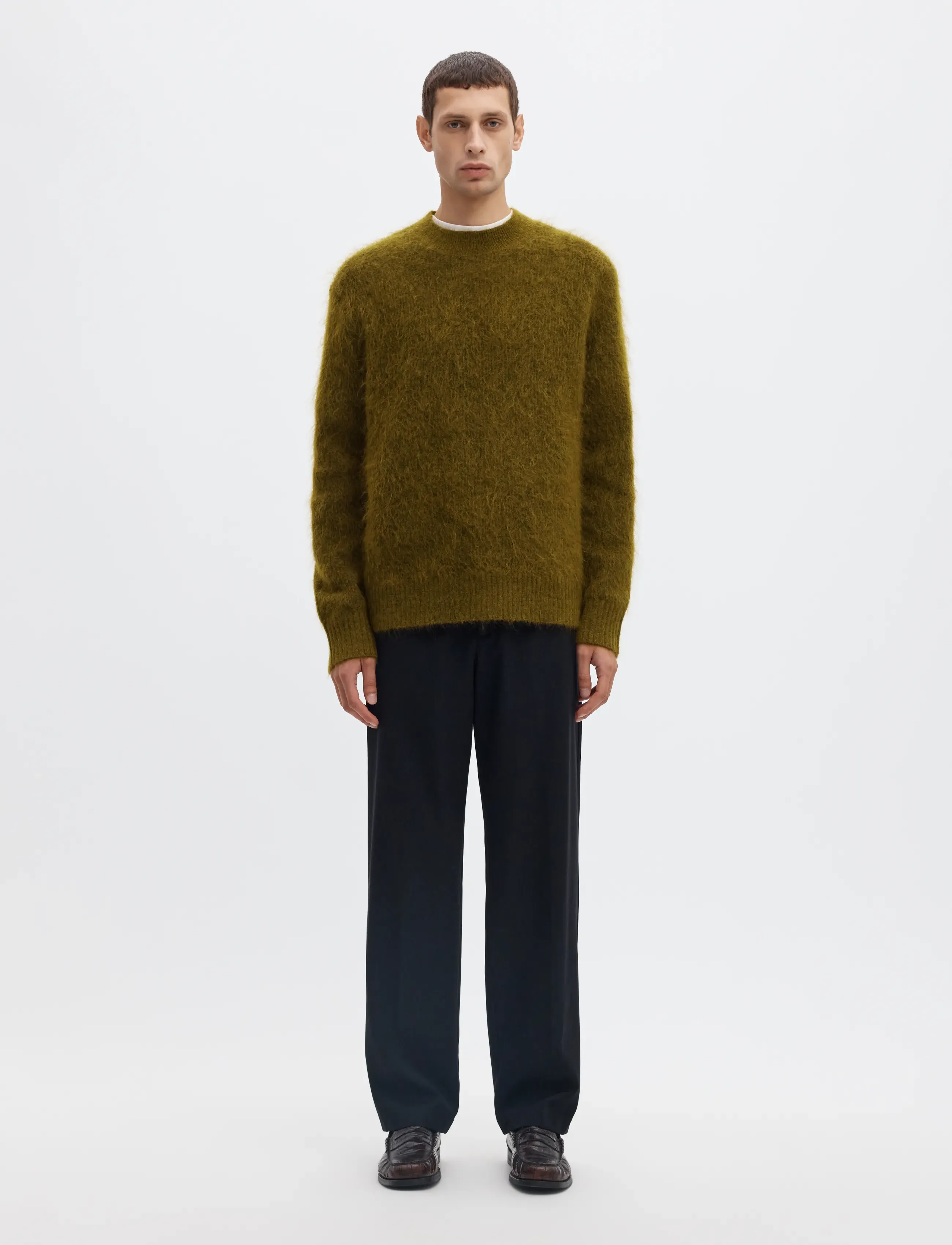 Selected - SLMMEIS EDIT LS CREW NECK - rundhalsad - fir green - 3