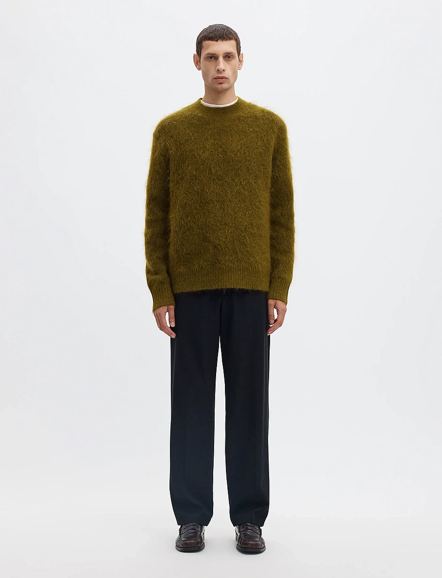 Selected - SLMMEIS EDIT LS CREW NECK - rundhalsad - fir green - 3
