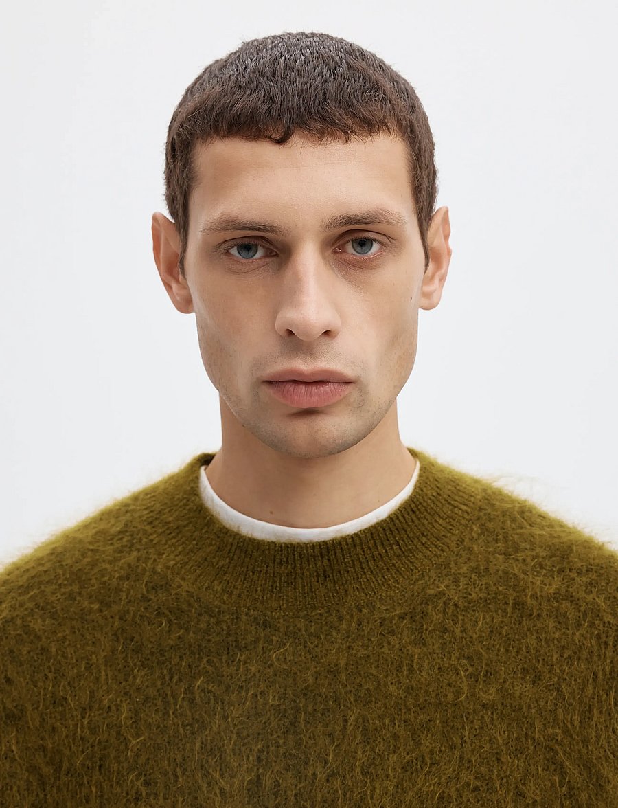 Selected - SLMMEIS EDIT LS CREW NECK - rundhalsad - fir green - 4