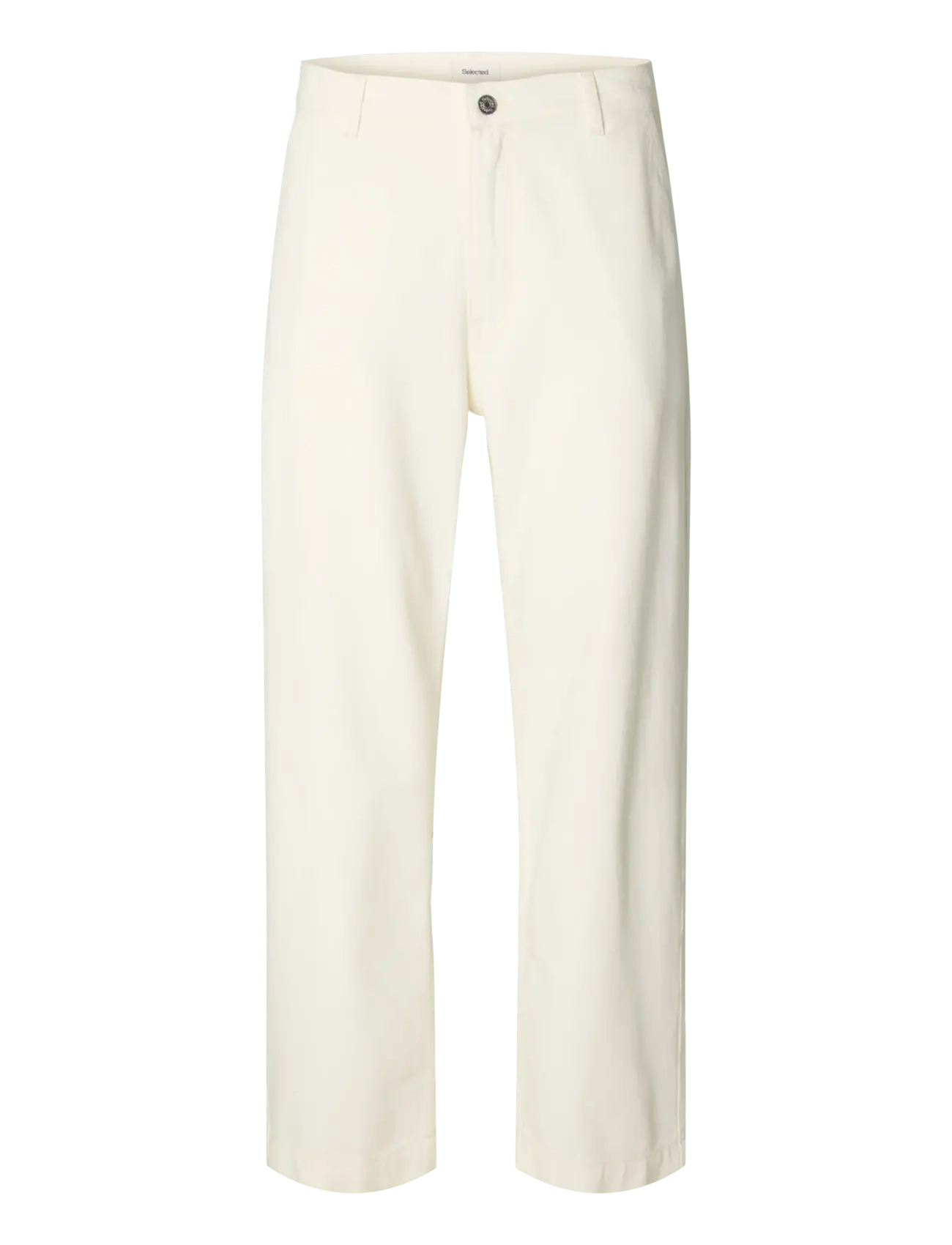 Selected SLH220-LOOSE MASON ECRU 801 JEANS - Kleding - ECRU / cream