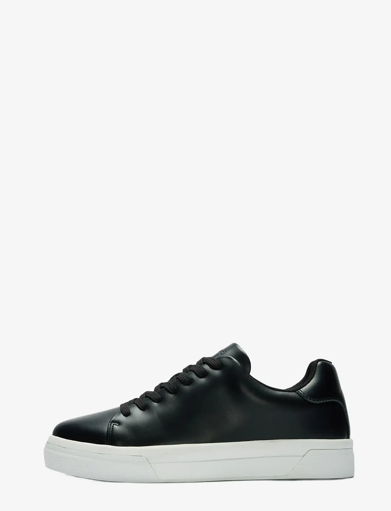 Selected - SLHDAVID CHUNKY LEATHER SNEAKER 2.0 NOOS - låga sneakers - black - 0