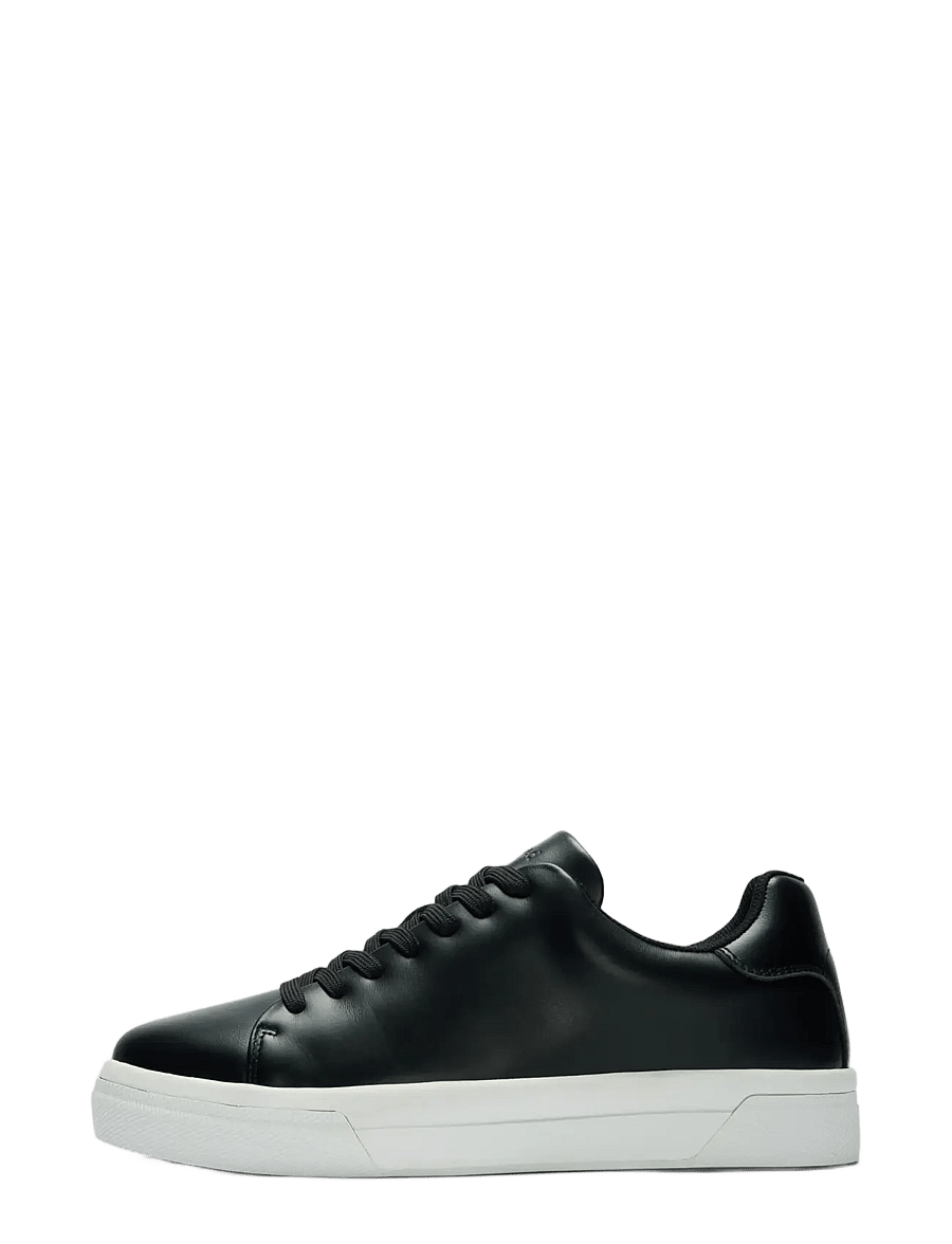 Selected - SLMDAVID CHUNKY LEATHER SNEAKER 2.0 NOOS - low-top sneaker - black - 0