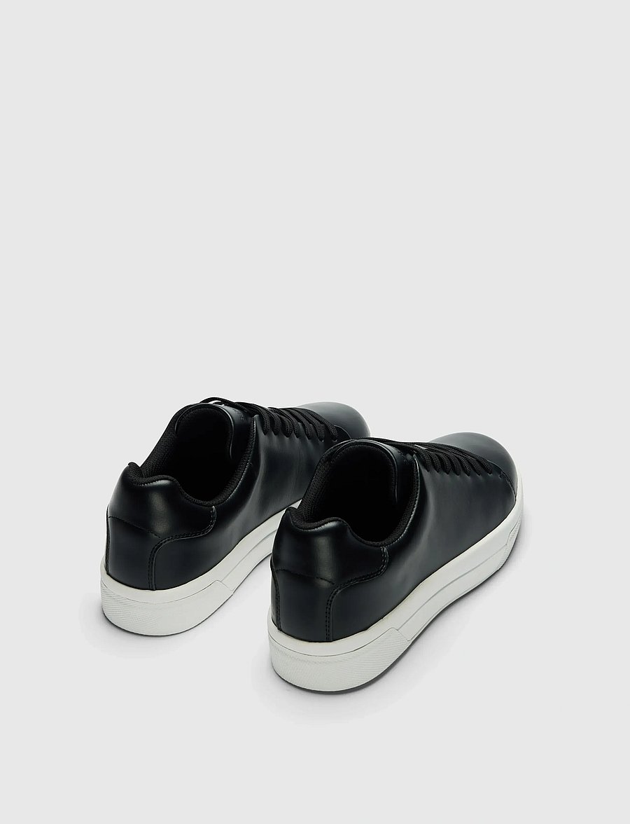 Selected - SLMDAVID CHUNKY LEATHER SNEAKER 2.0 NOOS - low-top sneaker - black - 2