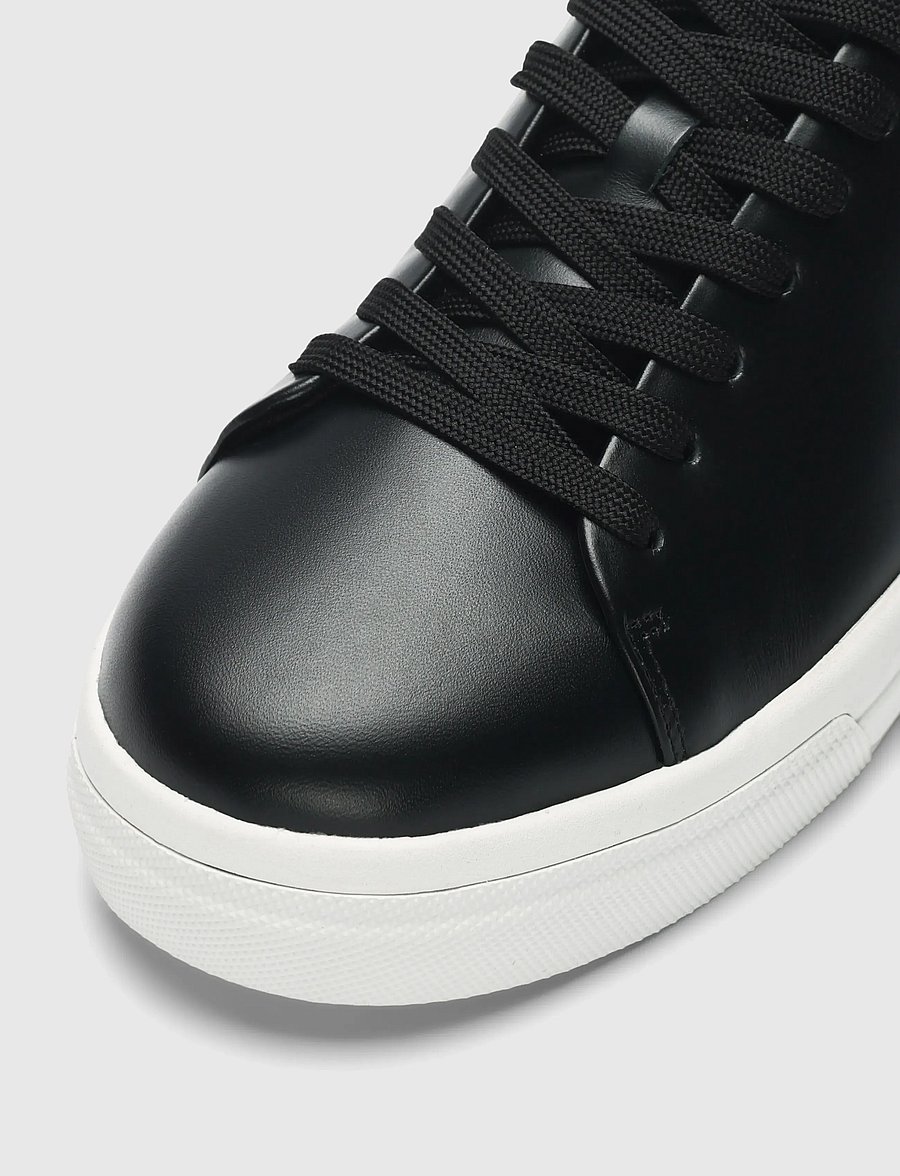 Selected - SLMDAVID CHUNKY LEATHER SNEAKER 2.0 NOOS - low-top sneaker - black - 3