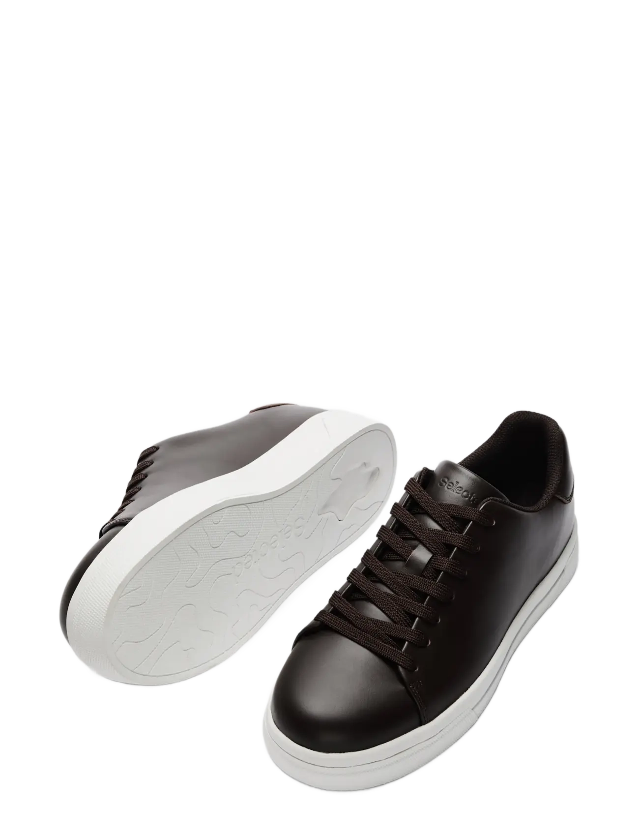 Selected - SLMDAVID CHUNKY LEATHER SNEAKER 2.0 NOOS - lave sneakers - delicioso - 1