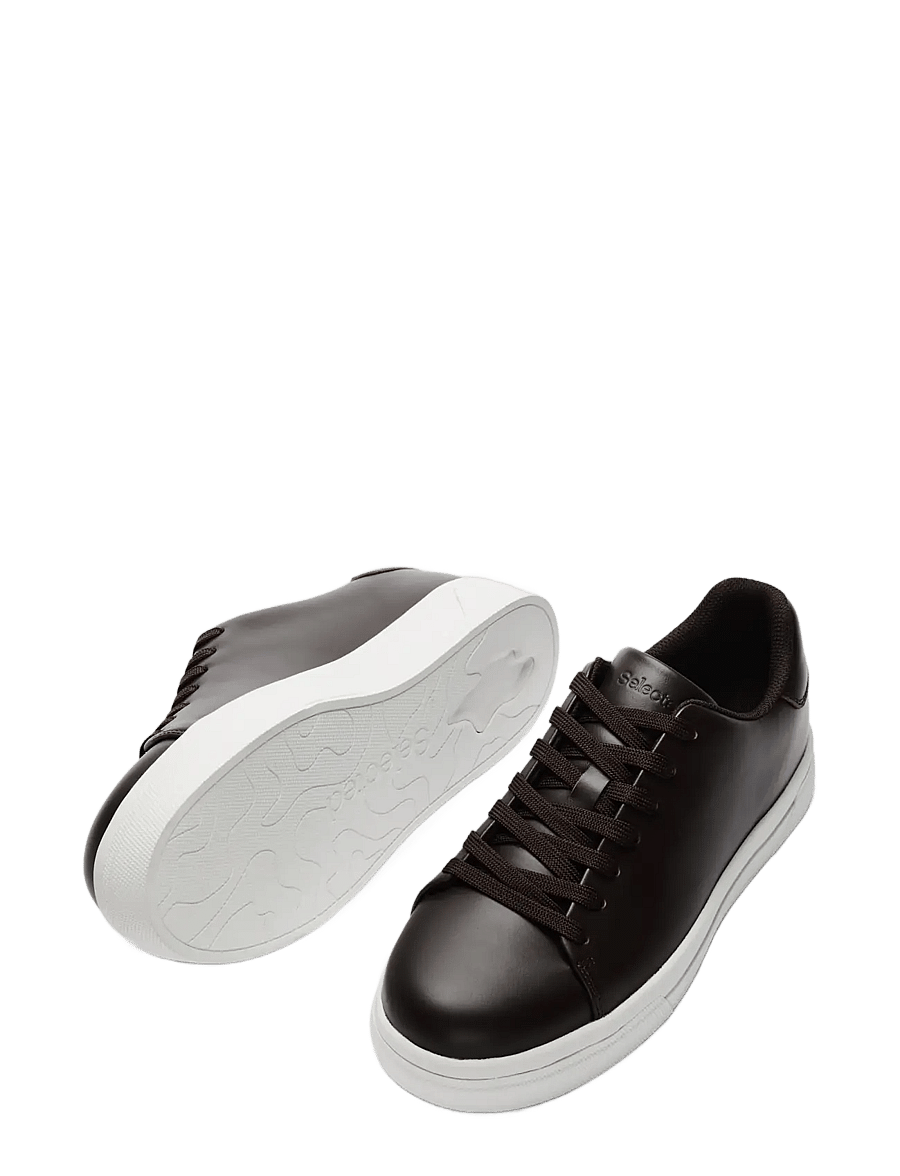 Selected - SLMDAVID CHUNKY LEATHER SNEAKER 2.0 NOOS - low-top sneaker - delicioso - 1