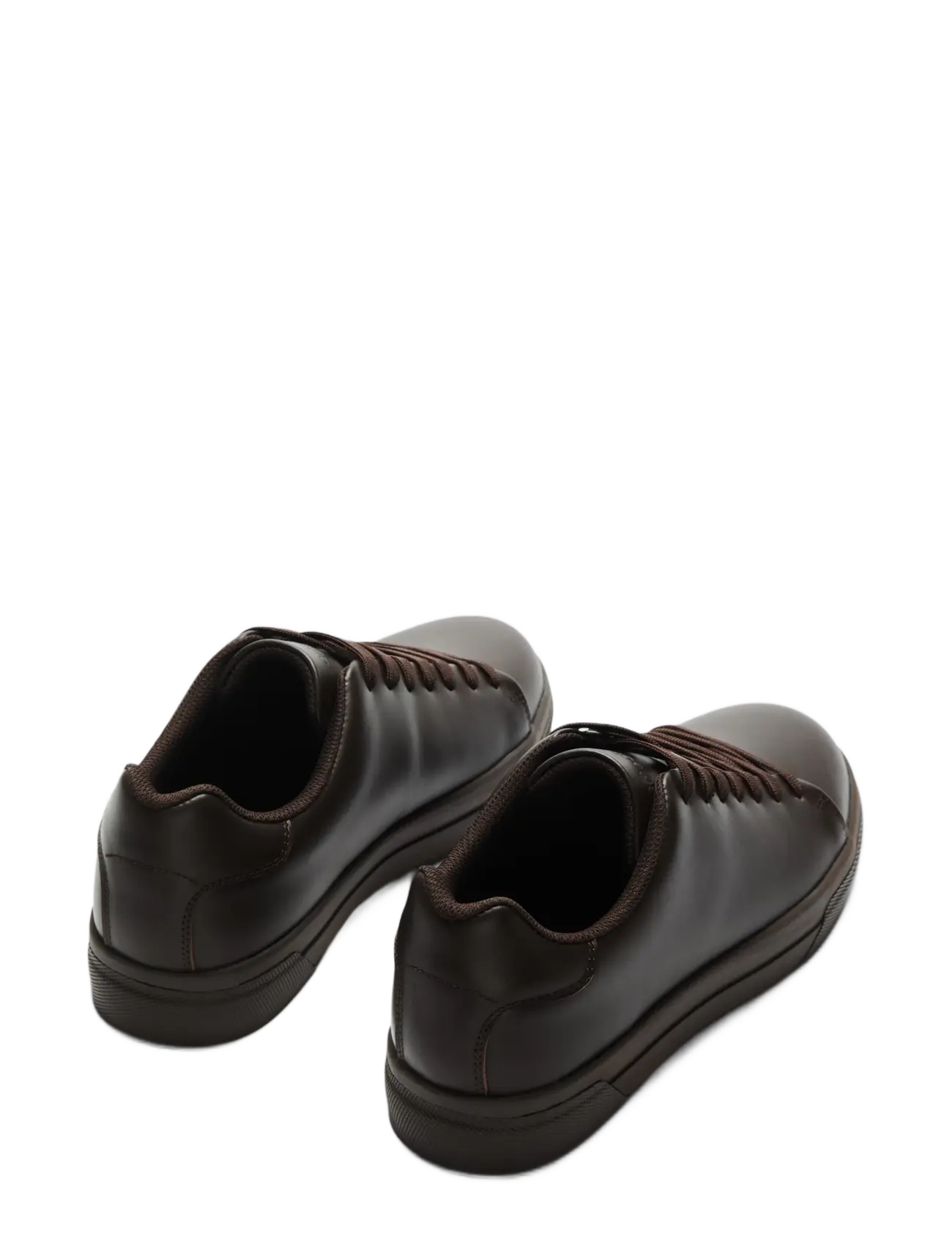 Selected - SLMDAVID CHUNKY LEATHER SNEAKER 2.0 NOOS - låga sneakers - delicioso - 1
