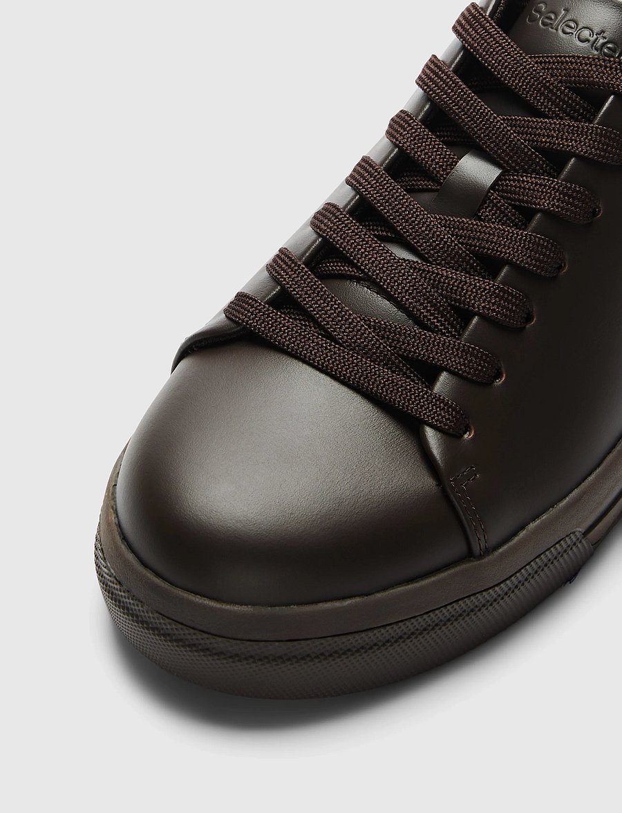 Selected - SLMDAVID CHUNKY LEATHER SNEAKER 2.0 NOOS - low-top sneaker - delicioso - 3