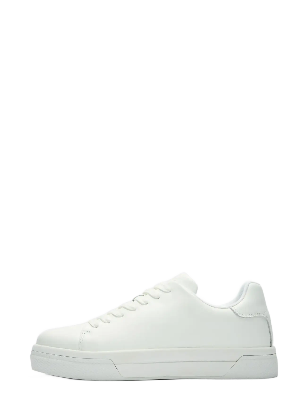Selected Slmdavid Chunky Leather Sneaker 2.0 Noos, 46, White, Sneakers > Sneakers Med Lav Top, Herre