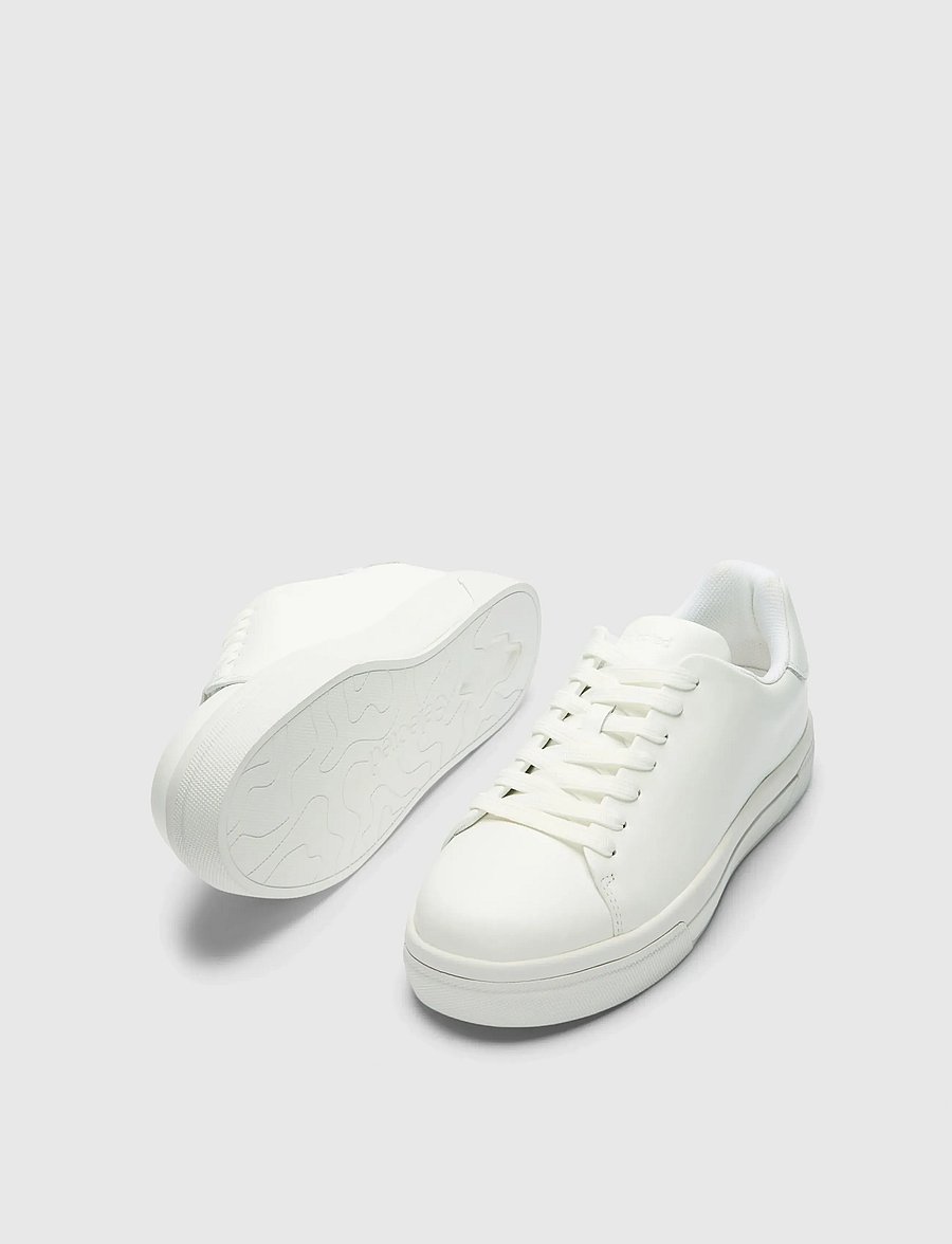 Selected - SLMDAVID CHUNKY LEATHER SNEAKER 2.0 NOOS - low-top sneaker - white - 1