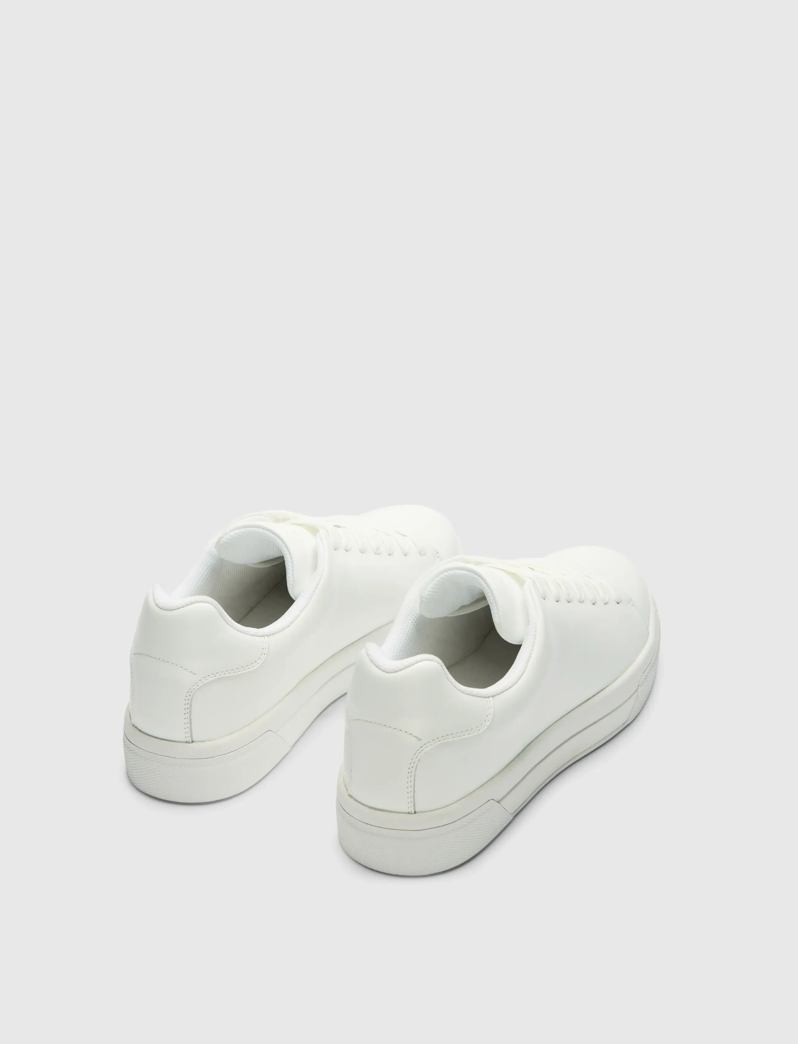 Selected - SLMDAVID CHUNKY LEATHER SNEAKER 2.0 NOOS - lave sneakers - white - 2