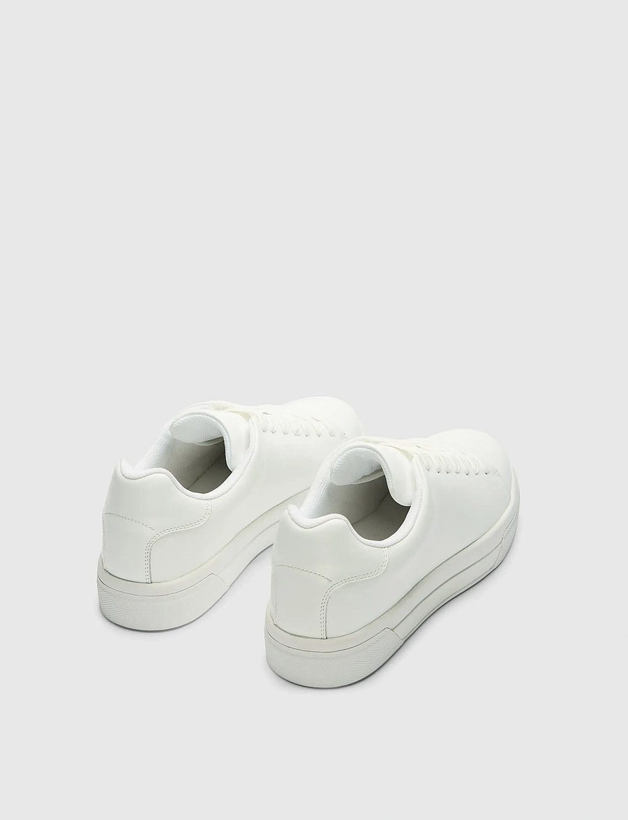 Selected - SLMDAVID CHUNKY LEATHER SNEAKER 2.0 NOOS - low-top sneaker - white - 2