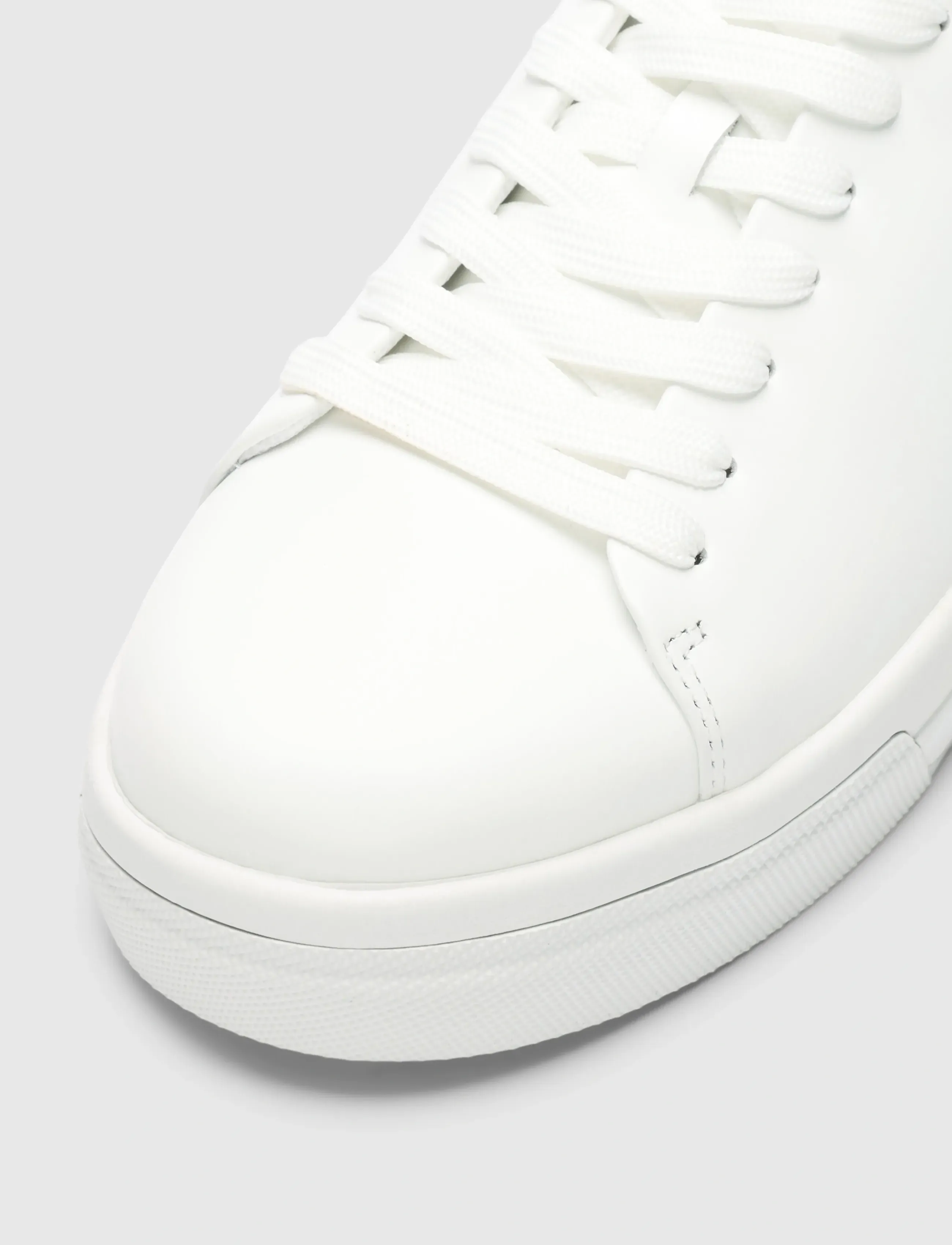 Selected - SLMDAVID CHUNKY LEATHER SNEAKER 2.0 NOOS - lave sneakers - white - 3