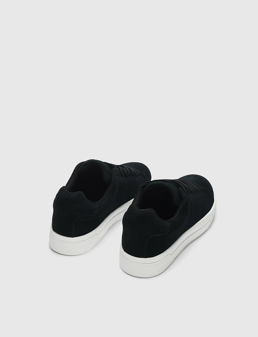 Selected - SLMDAVID CHUNKY SUEDE SNEAKER 2.0 NOOS - madala säärega - black - 2
