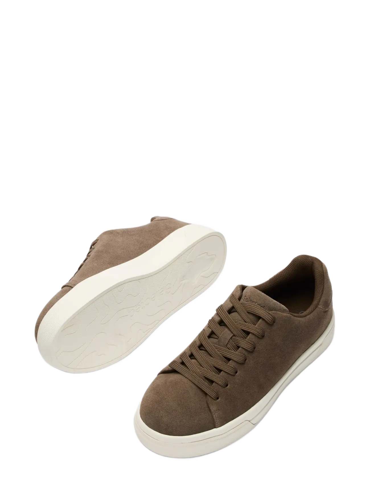 Selected - SLMDAVID CHUNKY SUEDE SNEAKER 2.0 NOOS - lave sneakers - chocolate chip - 2