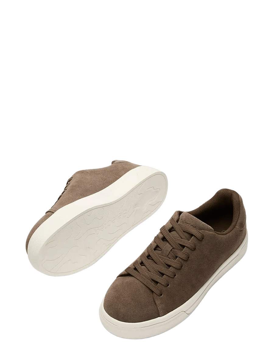 Selected - SLMDAVID CHUNKY SUEDE SNEAKER 2.0 NOOS - low-top sneaker - chocolate chip - 2