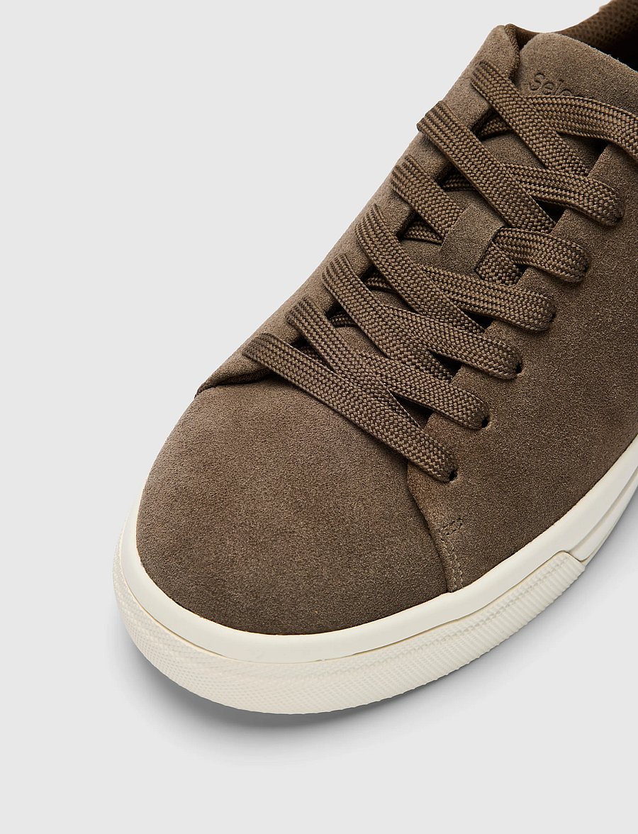 Selected - SLMDAVID CHUNKY SUEDE SNEAKER 2.0 NOOS - low-top sneaker - chocolate chip - 3
