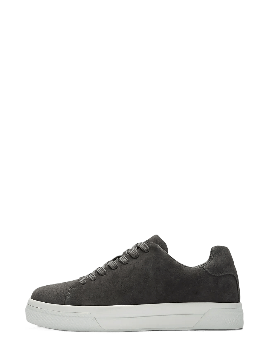 Selected - SLMDAVID CHUNKY SUEDE SNEAKER 2.0 NOOS - low-top sneaker - dark grey - 0