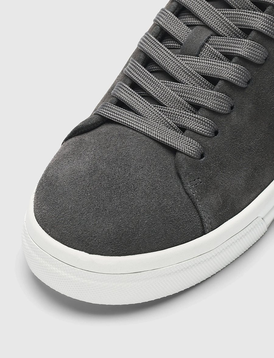 Selected - SLMDAVID CHUNKY SUEDE SNEAKER 2.0 NOOS - low-top sneaker - dark grey - 3
