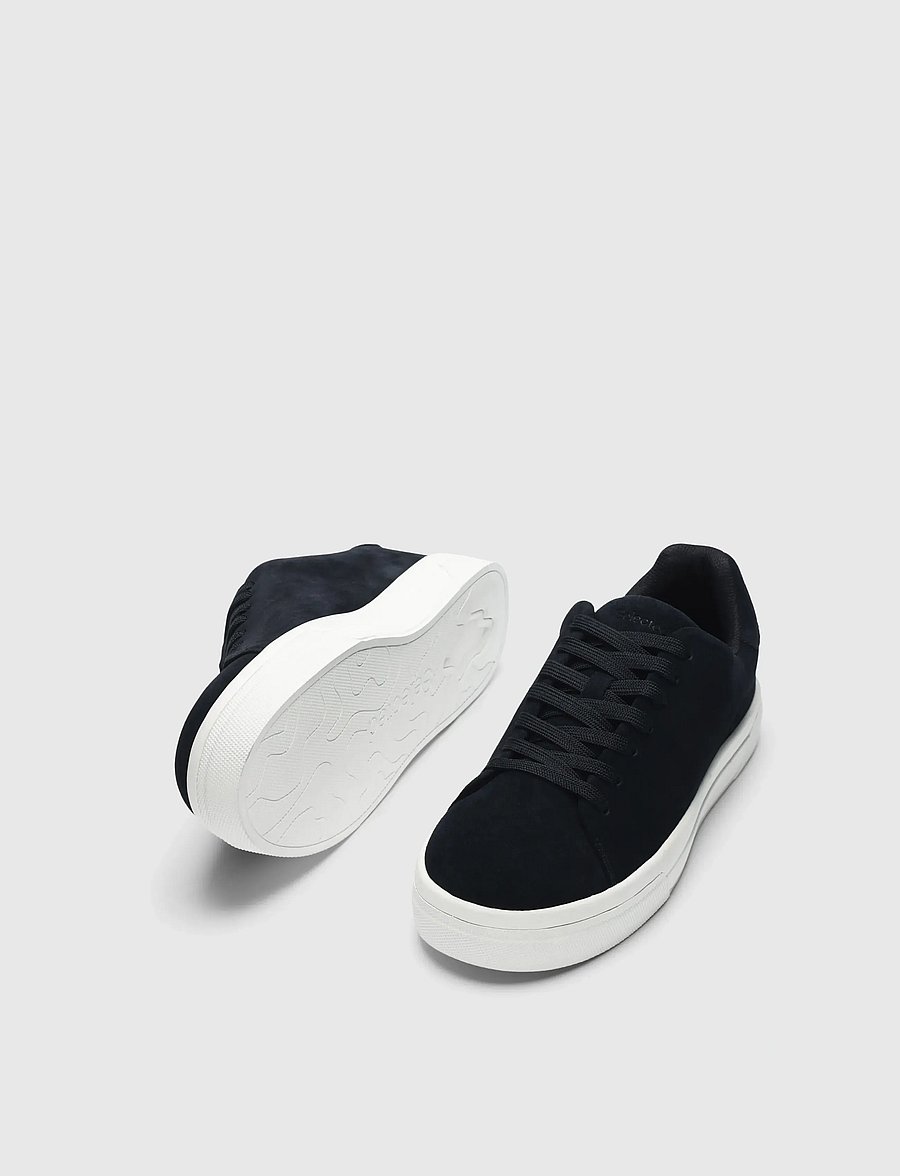 Selected - SLMDAVID CHUNKY SUEDE SNEAKER 2.0 NOOS - low-top sneaker - dark navy - 1